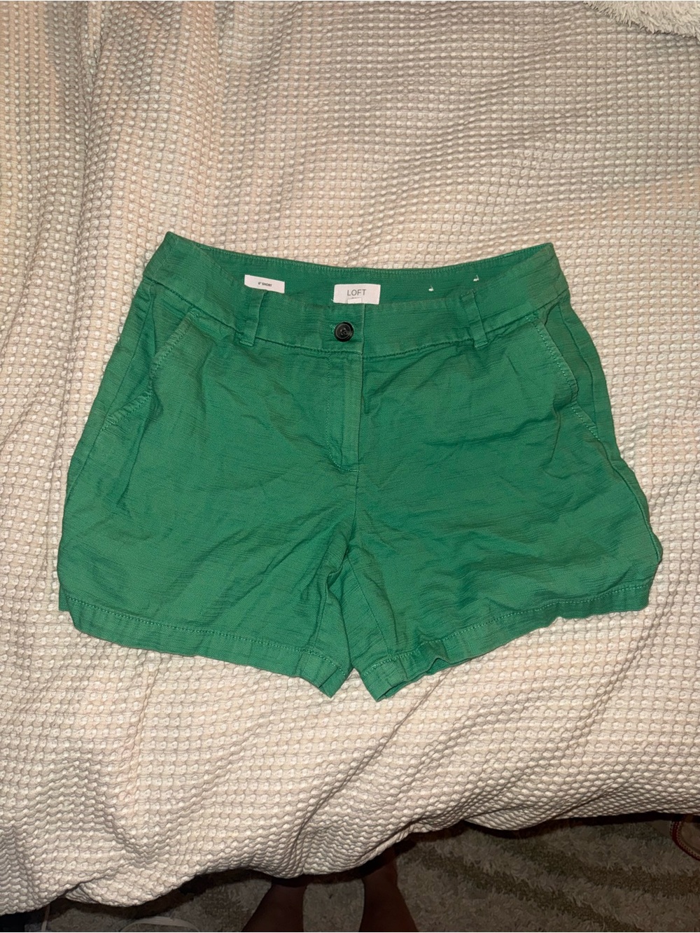 LOFT Bright Green Women's Bermuda Shorts